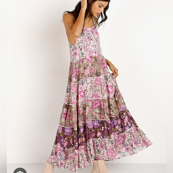 Spell & the Gypsy desert daisy strappy maxi dress in lilac - Picture 2 of 3